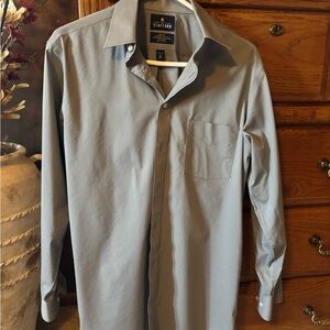 Stafford Men's Gray Dress Shirt